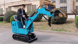KE09鋰電小挖機操作視頻