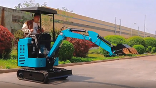 KE15鋰電小型挖掘機實操視頻